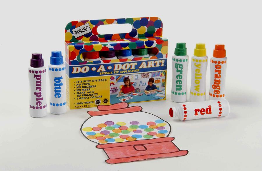 Do-A-Dot Art Mini Washable Markers, Jewel Tone - 6 count