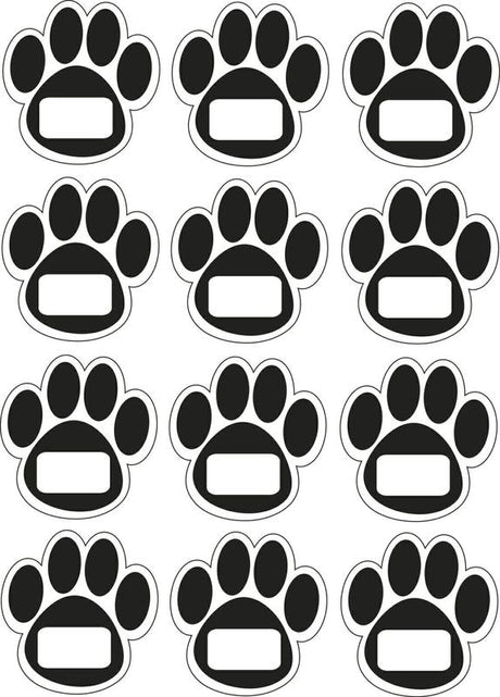 Magnet Black Paw Prints