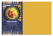Tru-Ray® Construction Paper, 12" x 18" Gold