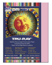 Tru-Ray® Construction Paper, 9" x 12" Pink