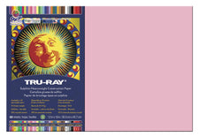 Tru-Ray® Construction Paper, 12" x 18" Pink