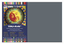 Tru-Ray® Construction Paper, 12" x 18" Slate 
