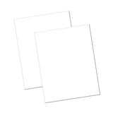 Peacock® Economy Railroad Board, 22" x 28" White