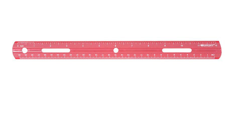 Plastic Ruler 12In