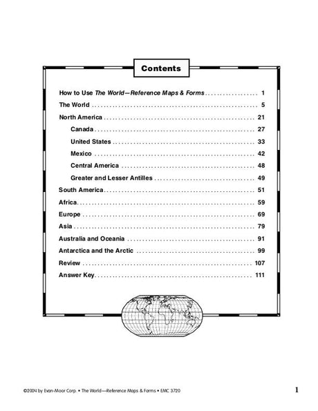 The World Reference & Map Forms