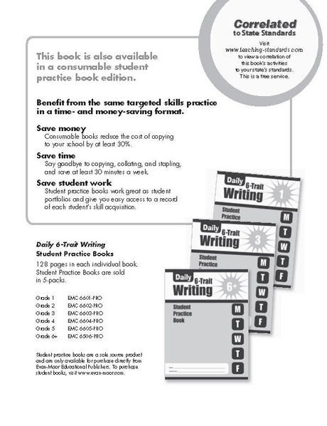 Daily 6-Trait Writing, Grade 1