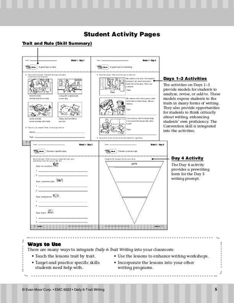 Daily 6-Trait Writing, Grade 2