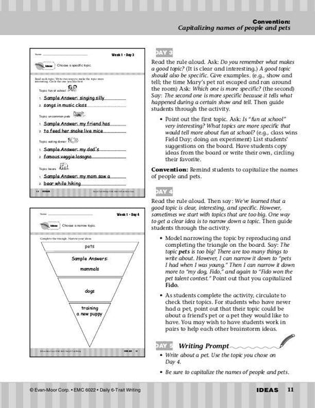 Daily 6-Trait Writing, Grade 2