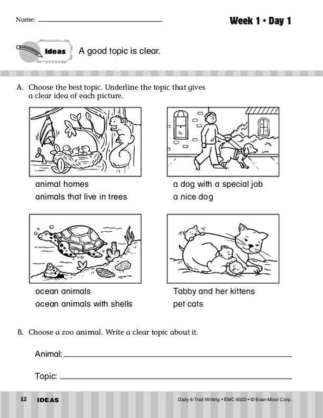 Daily 6-Trait Writing, Grade 2