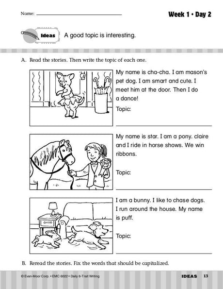 Daily 6-Trait Writing, Grade 2