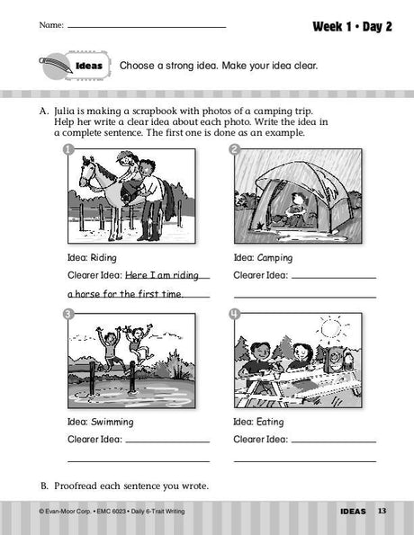 Daily 6-Trait Writing, Grade 3