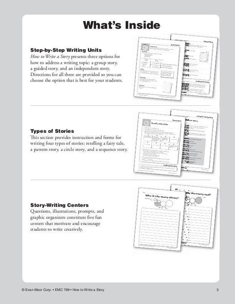 How to Write a Story, Grades 1-3