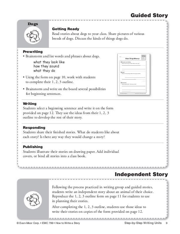 How to Write a Story, Grades 1-3