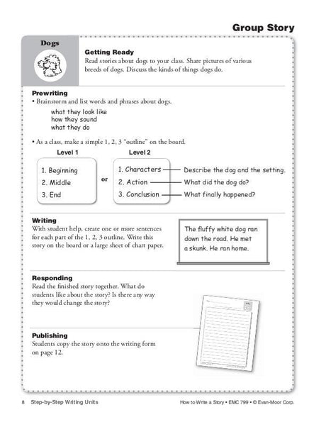 How to Write a Story, Grades 1-3