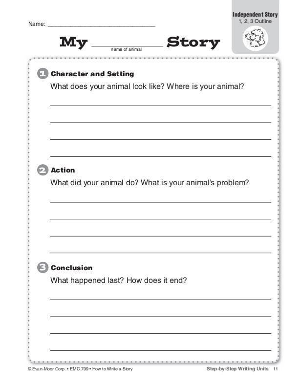 How to Write a Story, Grades 1-3