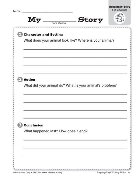 How to Write a Story, Grades 1-3
