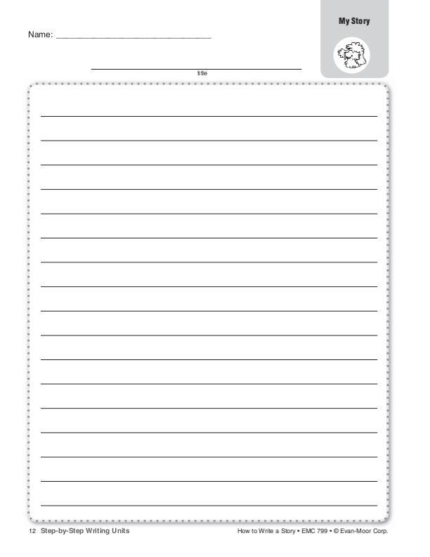 How to Write a Story, Grades 1-3