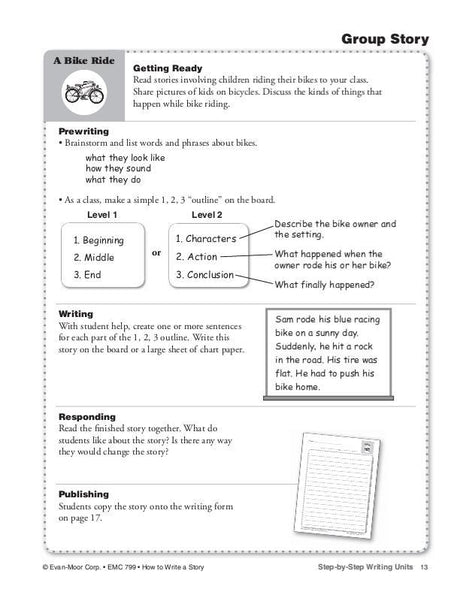 How to Write a Story, Grades 1-3