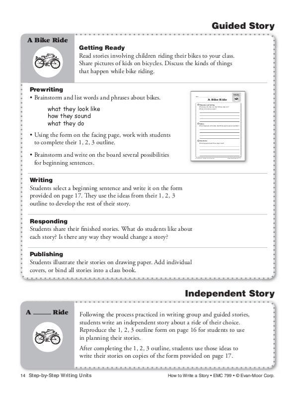 How to Write a Story, Grades 1-3