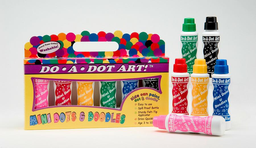Do-A-Dot Brilliant Colors Dabber Markers (6 Pack)