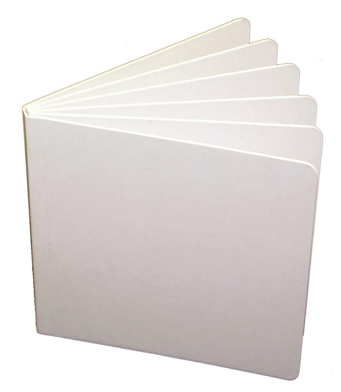 White Hardcover Blank Chunky Board Book, 5" x 5"