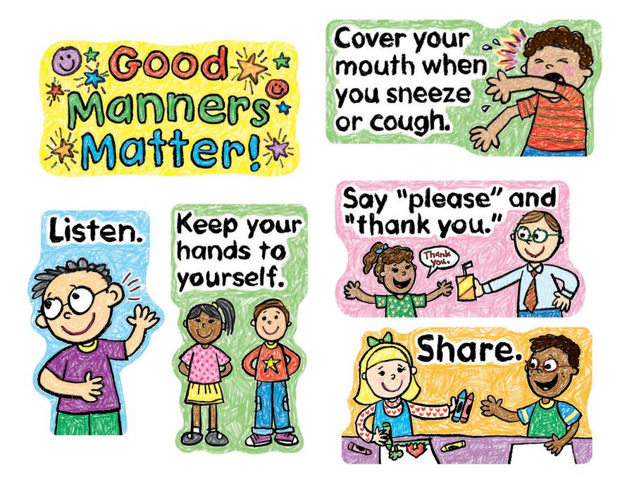 Good Manners Matter Mini Bulletin Board Set