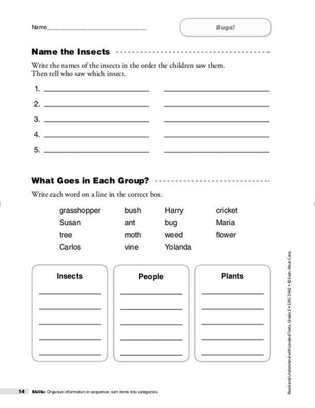 Read & Understand with Leveled Texts, Grade 2