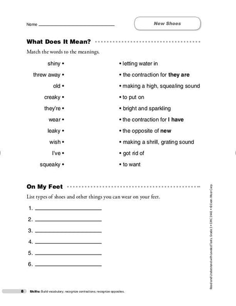 Read & Understand with Leveled Texts, Grade 3