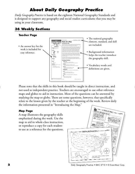 Daily Geography Practice, Grade 1