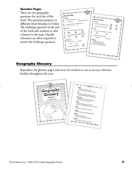 Daily Geography Practice, Grade 1