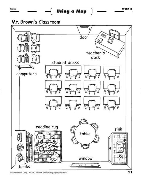 Daily Geography Practice, Grade 1