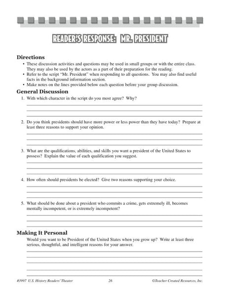U.S. History Readers' Theater Grade 5 & up