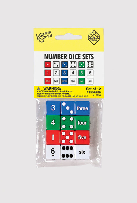 Number Dice Set