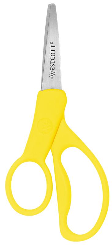 School Left-Handed Kids Scissors, Assorted Colors, 5 Pointed - ACM13178, Acme United Corporation