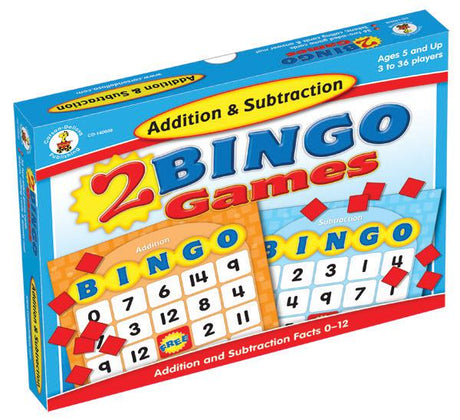 Addition & Subtraction Bingo