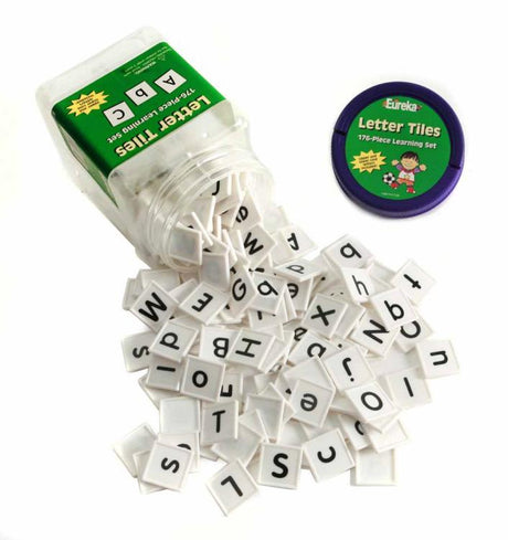 Letter Tiles, Uppercase & Lowercase