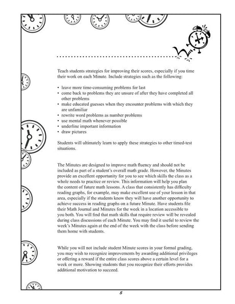 Sixth-Gr Math Minutes