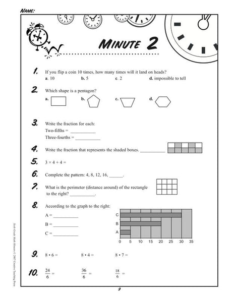 Sixth-Gr Math Minutes