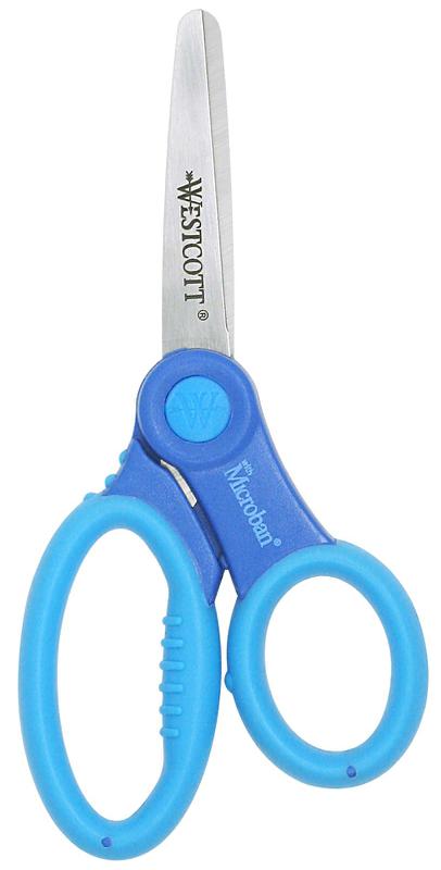 Westcott 5" Scissors with Anti-Microbial Protection - Blunt