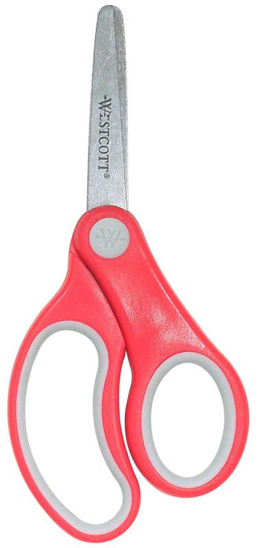 Westcott 5" Soft Handle Scissors, Blunt