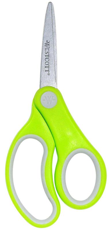 Westcott 5" Soft Handle Scissors, Pointed