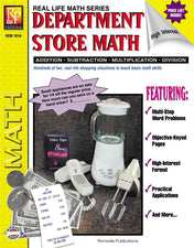 Remedia Publications Real Life Math Series: Market Math For Beginners ...