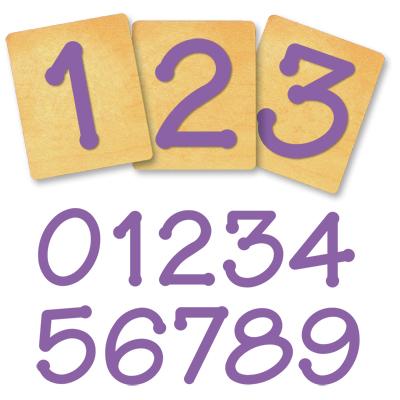 Ellison® SureCut Die Set - Lollipop Alphabet, Number Set, 4 Inch