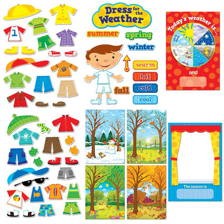 Dress For The Weather Bulletin Board Set