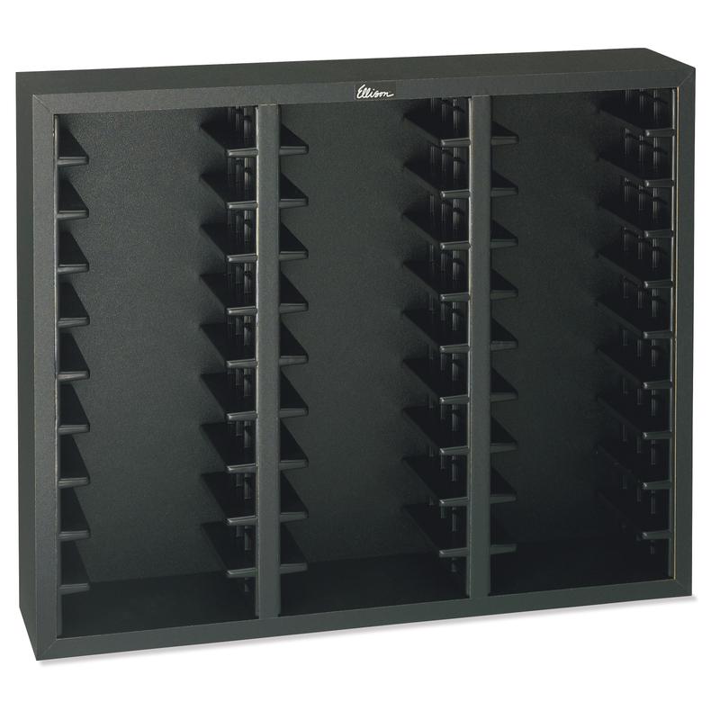 Ellison® SureCut™ Die Storage Rack, 30 Slot Standard 16562BLACK