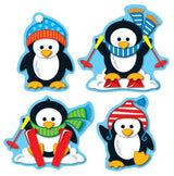 Penguins Shape Stickers