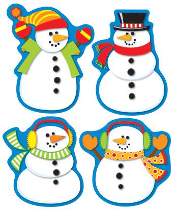 Snowmen Shape Stickers
