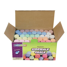 Sidewalk Chalk - 37 Pieces - Assorted Colors