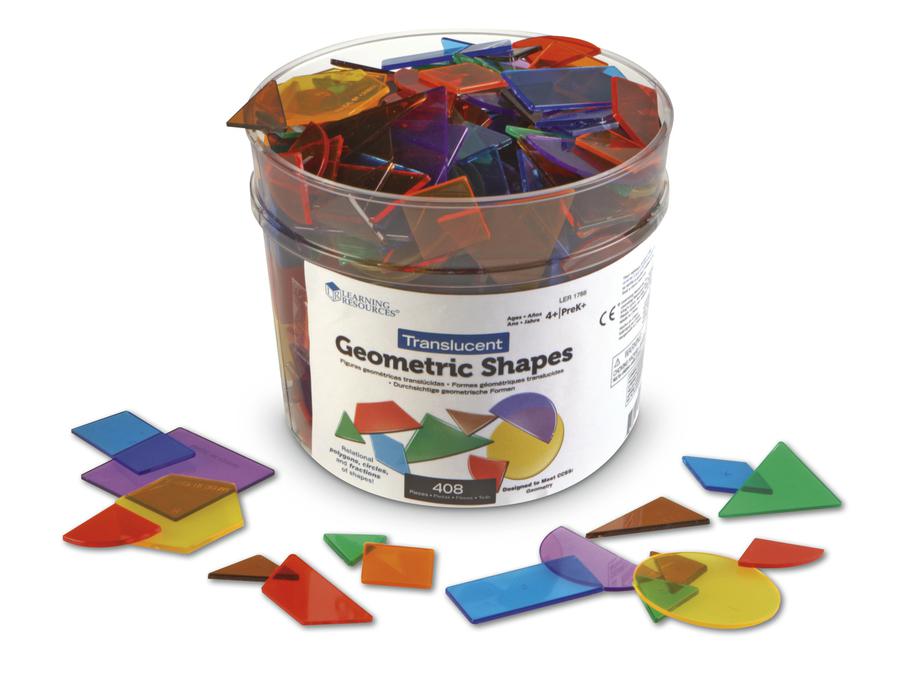 Learning Resources Translucent Geometric Shapes | LER1766 – SupplyMe