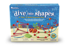 Learning Resources Dive into Shapes! A "Sea" and Build Geometry Set